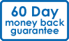 60 day no-questions-asked money back guarantee